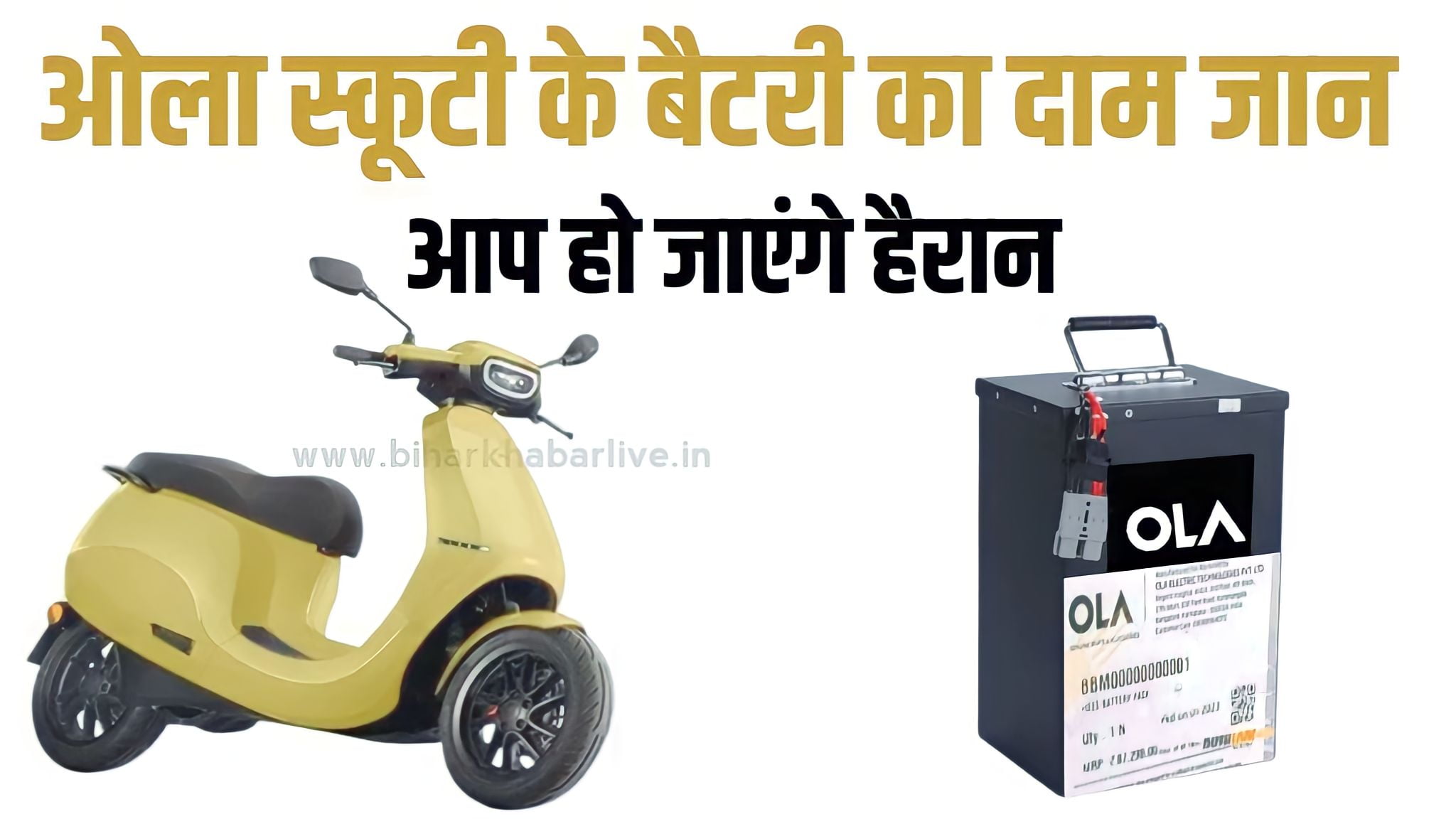OLA Scooter Battery